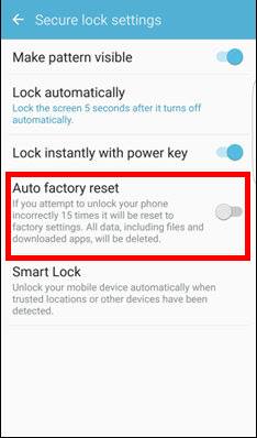 Android factory reset software